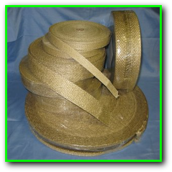 High Temperature Heat Flame Resistant Vermiculite Coated Fiberglass Woven Tape 